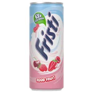 Fristi Rood Fruit 65% Minder Suiker (24 x 0,25 Liter blik NL)