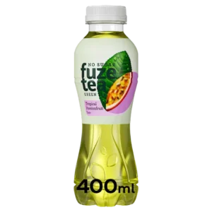 Fuze Tea Green Tea Tropical Passionfruit No Sugar (6 x 0,4 Liter PET flessen)