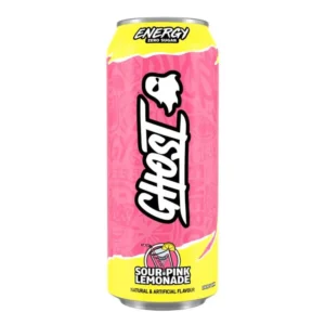Ghost Energy Sour Pink Lemonade Zero (12 x 0,5 Liter blik)