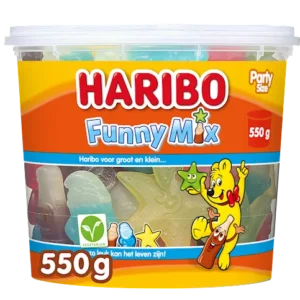 Haribo Funny Mix Silo (6 x 550g)