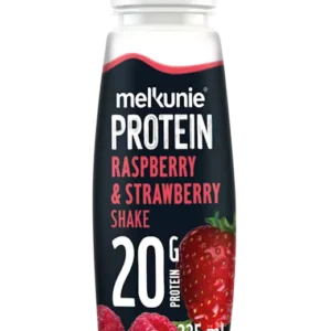 Melkunie Protein Framboos & Aardbei Shake (8 x 0,225 Liter flessen)