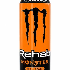 Monster Energy Rehab Tea + Peach (12 x 0,5 Liter blik PL)