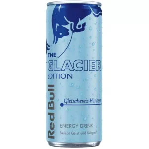 Red Bull Energy The Glacier Edition (24 x 0,25 liter blikken DE) Gletsjerijs-Framboos