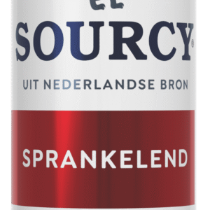 Sourcy Rood bruisend water met koolzuur (24 x 0,33 Liter blik)